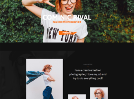 Dominic Fashion Photographer WordPress Theme