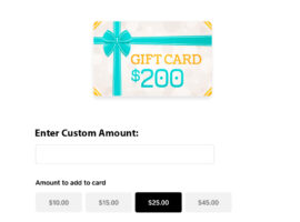 Custom Gift Card Amount for YITH WooCommerce Gift Cards